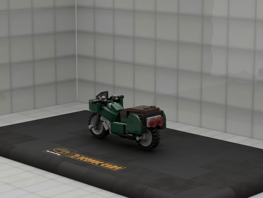 GTA Franklin's Motorcycle Excavator - dark green