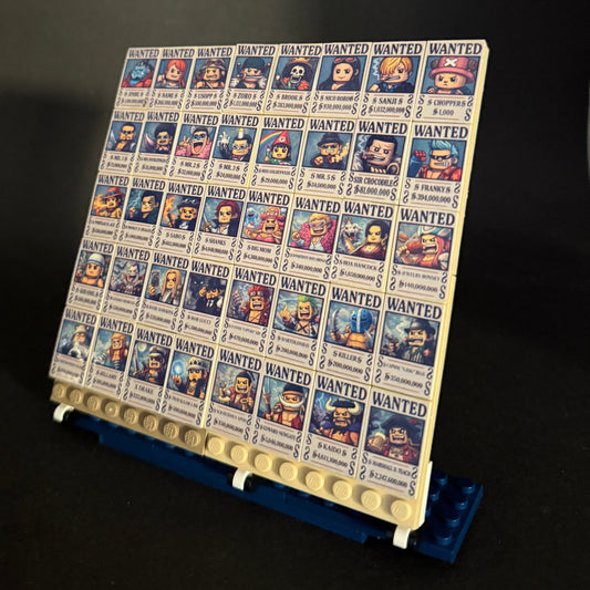 Wanted Poster Set – Piraten Edition 40 x (2×3 Tiles)