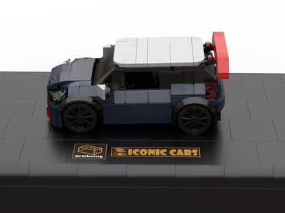 Mini Car - dark blue / grey