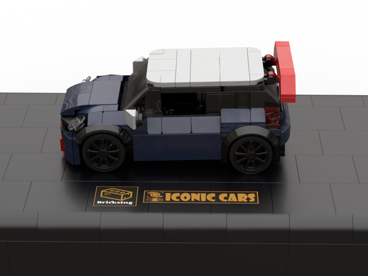 Mini Car - dark blue / grey