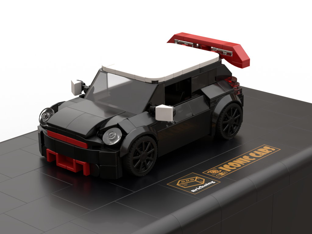 Mini Car - black / white