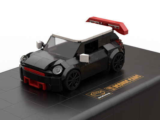 Mini Car - black / white