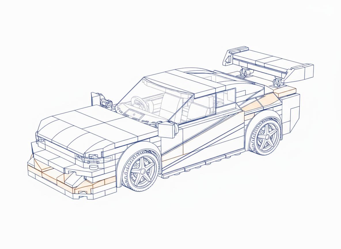 N-Silvia from Drift in Tokyo - dark blue