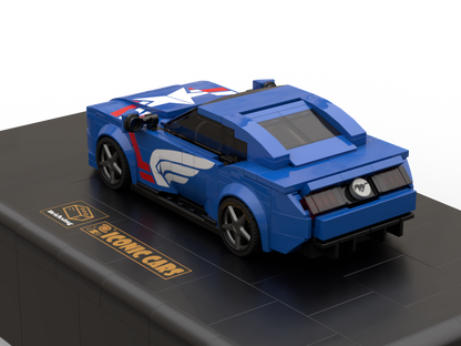 F-Mustang as Super Hero - blue