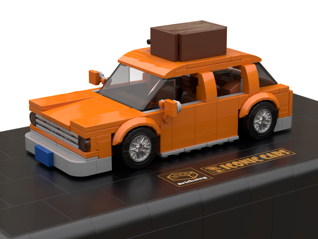 Inspired by Simpsons March's Car - orange
