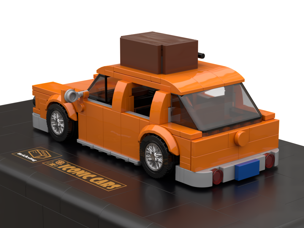 Inspired by Simpsons March's Car - orange